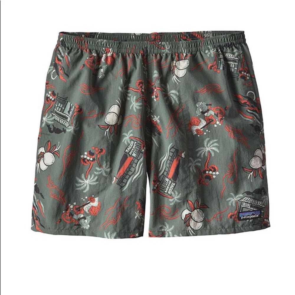 Patagonia Men’s Baggies 5 Inch Shorts Green